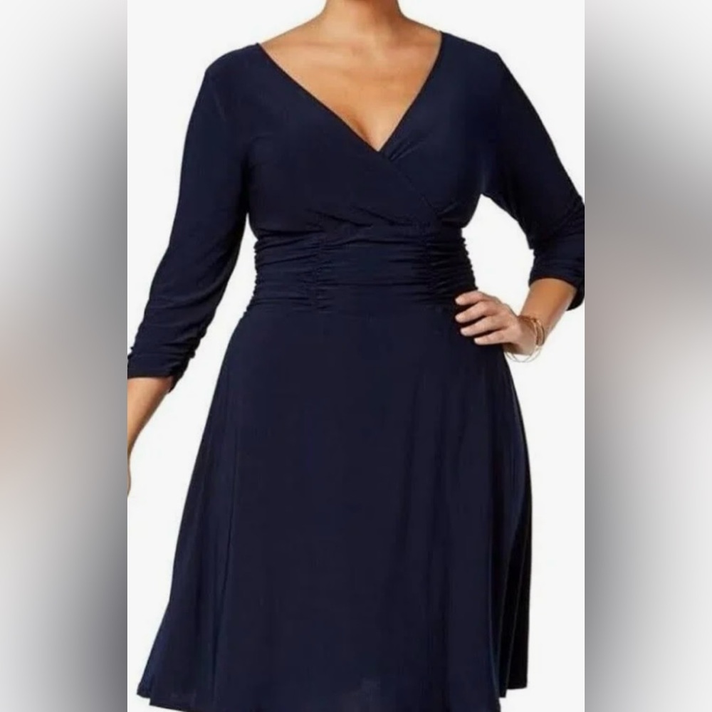 NWT Elegant Navy Blue Dress